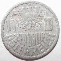 Лот: 1951757. Фото: 2. 10 грошей 1952 год. Австрия. Монеты