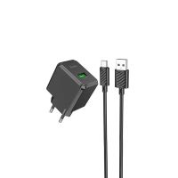 Лот: 25794943. Фото: 2. СЗУ HOCO CS12A+TYPE-C single USB... Аксессуары