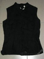 Лот: 2949430. Фото: 2. Кофточка безрукавка черная лен... Женская одежда