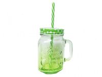 Лот: 8209051. Фото: 2. Кружка стеклянная "Ball Mason... Посуда, кухонная утварь