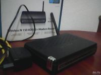 Лот: 8818968. Фото: 3. модем роутер wireless n 150 adsl2... Компьютеры, оргтехника, канцтовары