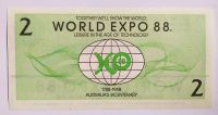Лот: 20303211. Фото: 2. Австралия 2 доллара 1988 ЭКСПО... Банкноты