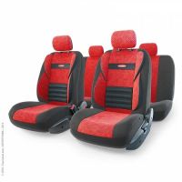 Лот: 14471350. Фото: 2. CMB-1105 BK/RD (M) Авточехлы ортопедические... Оснащение, оборудование, аксессуары