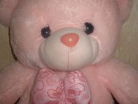 Лот: 4927258. Фото: 3. Медведь розовый. Медвежонок. Дети растут