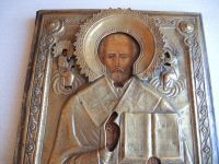 Лот: 23231596. Фото: 4. старинная икона святой Николай... Красноярск