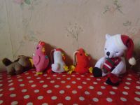 Лот: 22171886. Фото: 2. мелкие мягкие игрушки одним лотом. Игрушки