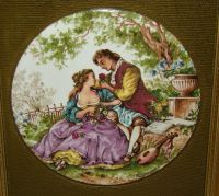 Лот: 16156184. Фото: 2. Украшение настенное Фрагонар Галантные... Антиквариат