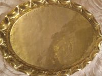 Лот: 18417993. Фото: 2. Винтажный поднос, латунь. Посуда, кухонная утварь