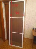 Лот: 20412627. Фото: 2. Москитная сетка на дверь 2100х710. Двери, окна, фурнитура