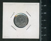 Лот: 17010391. Фото: 2. (№ 7438 ) Испания 10 Сантимов... Монеты