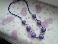 Лот: 396440. Фото: 2. Изделия из полимерной глины,колье... Ювелирные изделия, бижутерия, часы