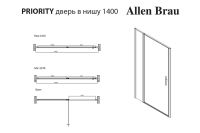 Лот: 23668253. Фото: 9. Дверь в нишу настенная Hoff Priority