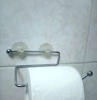 Лот: 21435200. Фото: 2. Держатель для т/бумаги на присосках... Хозтовары