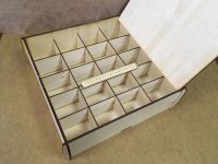 Лот: 10759750. Фото: 4. Органайзер деревянный 37х37х10... Красноярск