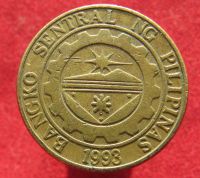 Лот: 15314993. Фото: 2. Филиппины 25 сентимо, 2002г. Монеты