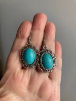 Лот: 20225622. Фото: 3. Серьги под бирюзу. Красноярск