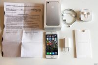 Лот: 13278040. Фото: 2. Apple iPhone 7 128GB Silver. Запчасти, оборудование
