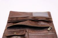 Лот: 11599674. Фото: 5. Кожаное портмоне (клатч) мульти-бизнес...