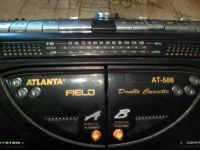 Лот: 17779372. Фото: 2. Двухкассетный магнитафон Atlanta... Аудиотехника