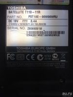 Лот: 8752131. Фото: 4. Ноутбук Toshiba Satellite t110-11r. Красноярск