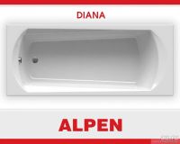 Лот: 8622559. Фото: 5. Ванна акриловая Alpen Diana 150х70