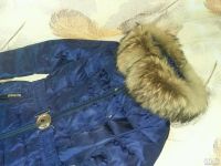 Лот: 13391049. Фото: 2. Женский пуховик с натуральным... Женская одежда