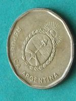 Лот: 11684578. Фото: 5. Монета 10 сентаво Аргентина 1986...