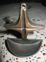 Лот: 14931875. Фото: 2. Антикварный настенный крест с... Антиквариат
