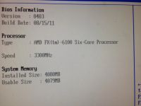 Лот: 10995458. Фото: 2. Процессор AMD FX 6100 с дефектом. Комплектующие