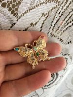 Лот: 10920916. Фото: 4. Брошь Золотая бабочка