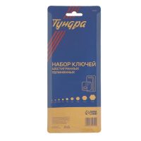 Лот: 25616502. Фото: 5. Набор ключей шестигранных ТУНДРА...
