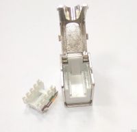 Лот: 12093861. Фото: 3. Вставка Keystone Hyperline KJ2-8P8C-C6A-SH-F-WH... Компьютеры, оргтехника, канцтовары
