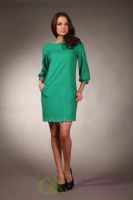 Лот: 6902595. Фото: 2. Платье зеленое. Женская одежда