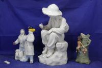 Лот: 19344754. Фото: 5. 3 Фарфоровые статуэтки под реставрацию...