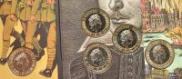 Лот: 17794291. Фото: 5. Великобритания набор 5 х 2 фунта...