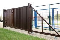 Лот: 17589071. Фото: 2. Откатные Ворота (цинк + полиэстер... Срубы и конструкции