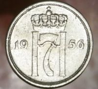 Лот: 7016316. Фото: 2. Страны Запада(2325) Норвегия 1956... Монеты