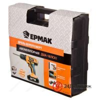 Лот: 8844254. Фото: 2. Дрель-шуруповерт Ермак ДША-18... Инструмент и расходные