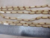 Лот: 24396541. Фото: 5. Бусы 3-рядные. Сатиновое стекло...