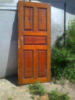 Лот: 4260534. Фото: 4. дверь деревянная б\у с шарнирами... Красноярск