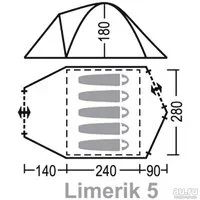 Лот: 7285478. Фото: 4. Палатка Limerick 5 (Кемпинг Greenell... Красноярск