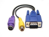 Лот: 3116285. Фото: 2. Переходник VGA to RCA+S video... Комплектующие