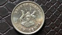 Лот: 9276104. Фото: 2. 611 Уганда 50 центов 1976 год... Монеты