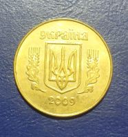 Лот: 25264799. Фото: 2. Украина 25 копеек 2009 г. Монеты
