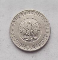 Лот: 3585212. Фото: 2. 20 злотых 1976. Монеты