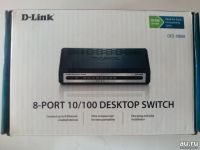Лот: 14756957. Фото: 2. Коммутатор D-Link 8-port 10/100... Сетевые устройства