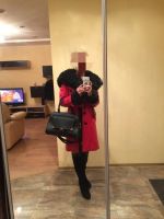 Лот: 8551349. Фото: 2. Дублёнка красная. Женская одежда