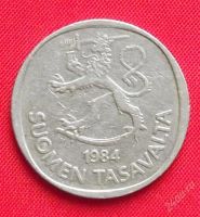 Лот: 1978063. Фото: 2. (№1844) 1 марка 1984 (Финляндия... Монеты
