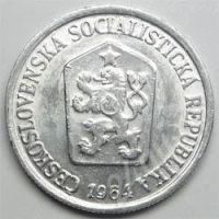 Лот: 358238. Фото: 2. Чехословакия. 10 геллер 1964г... Монеты