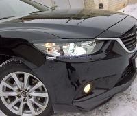 Лот: 15256433. Фото: 3. Реснички накладки на фары Mazda... Авто, мото, водный транспорт
